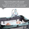 Tiny Love Take Along 3 in 1 Mobile - Black & White Décor Collection