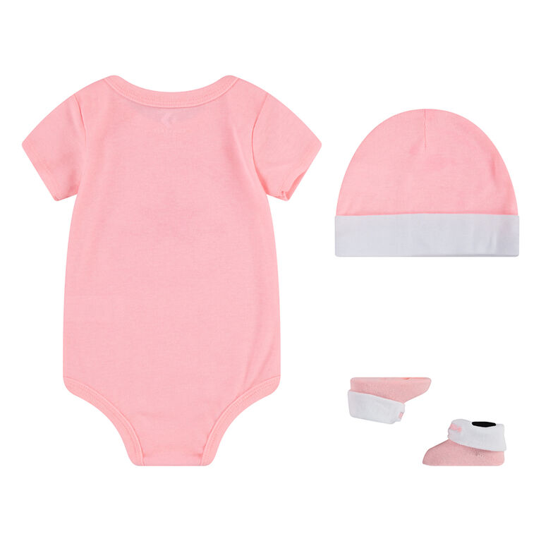 Converse 3 Piece Creeper Set - pink - 0/6m | Babies R Us Canada