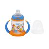 Gobelet d'apprentissage à pois Trendline Nuk Gerber bec en silicone 5 oz - bleu et orange