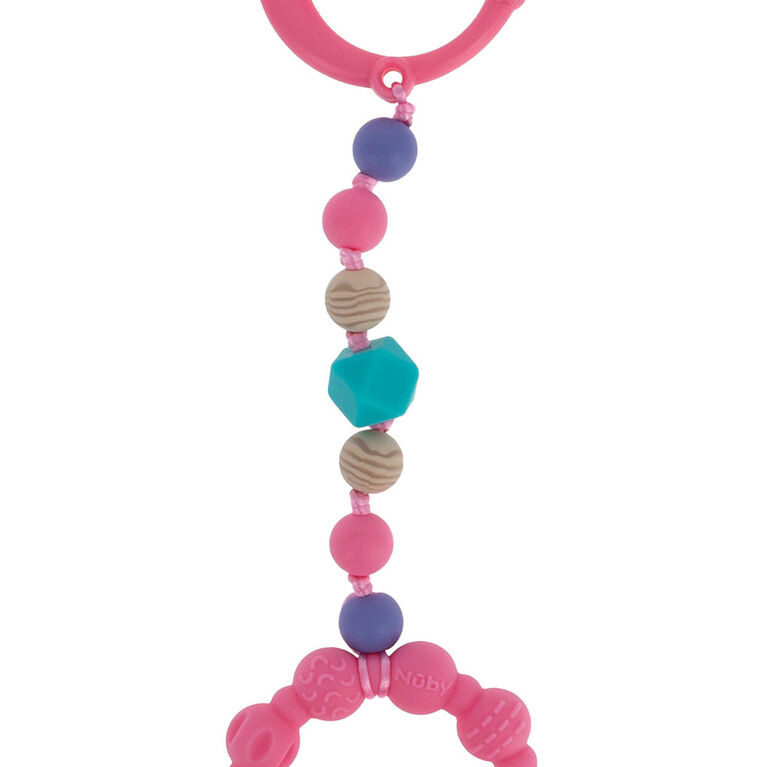 Jouet de dentition Tagalong de Nuby - La couleur peut varier de l'image montrée, article sélectionné au hasard