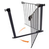 Barrière pour bébé en métal à fermeture automatique Boston de Dreambaby - noir.