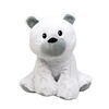 Plushies by Baby Mode Plush White Polar Bear Toy- 11"