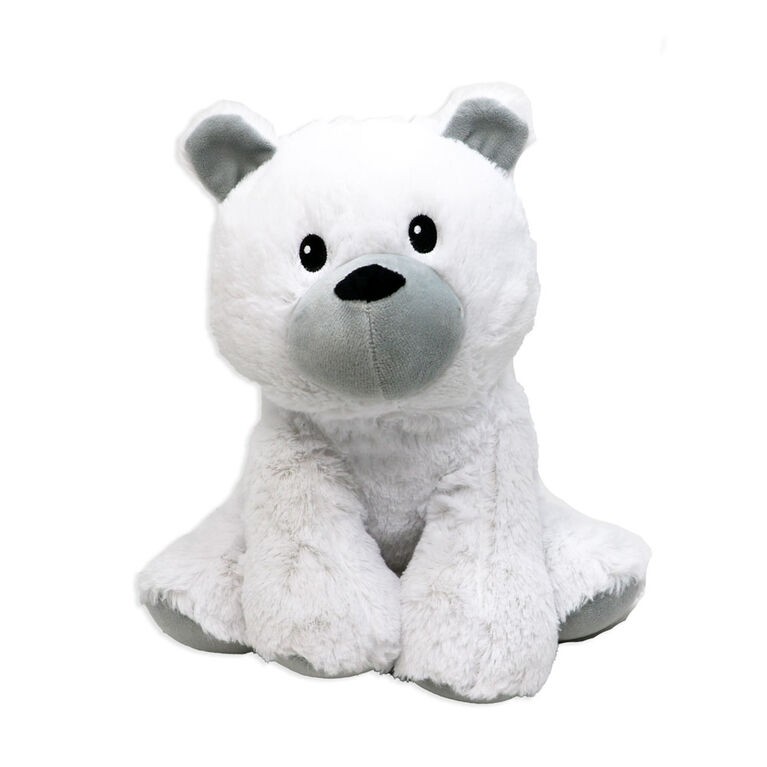 Plushies by Baby Mode Plush White Polar Bear Toy- 11"