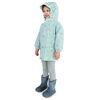 Kids Fleece Lined Rain Jackets | Minty Forest - 1T (1-2Y)