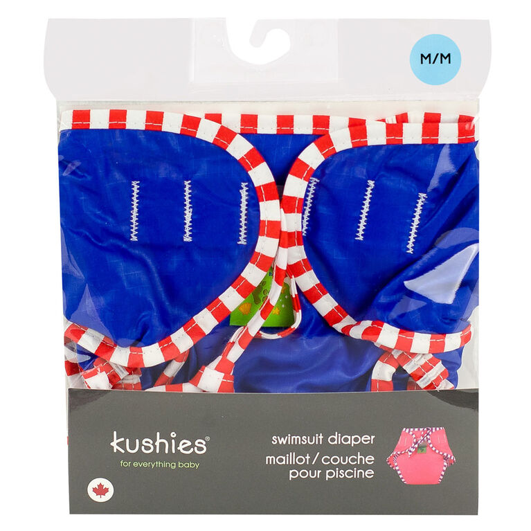 Kushies Maillot / Couche Pour Piscine, Moyen - Bleu