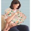 Couverture d'allaitement polyvalente 4-en-1 Mom Boss d'Itzy Ritzy, motif floral.