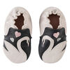 Robeez - Soft Soles Swan Black -0-6M