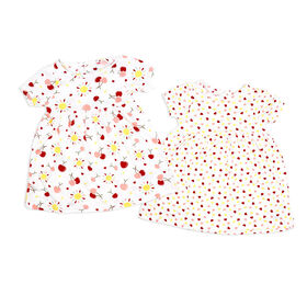 Mini Hop 2 Pack Robe : Cerise Rouge Flora