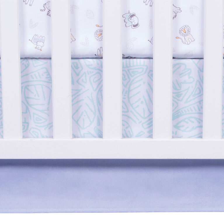 Sammy and Lou Safari Yearbook 4 Piece Crib Bedding Set