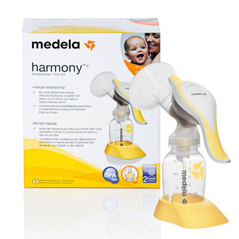 Tire-lait Harmony Medela - avec bouteilles Sans BPA.