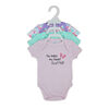 Baby Mode 3 Pack Bodysuit: Purple Butterfly