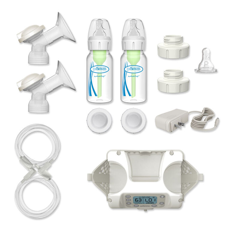 Dr. Brown's Customflow Double Electric Quiet Breast Pump With