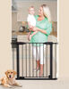 Barrière pour bébé en métal à fermeture automatique Boston de Dreambaby - noir.