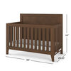 Child Craft Kieran 4-in-1 Convertible Crib, Toasted Chestnut