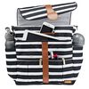 JJ Cole Backpack Black and White Stripe Baby Diaper Bag