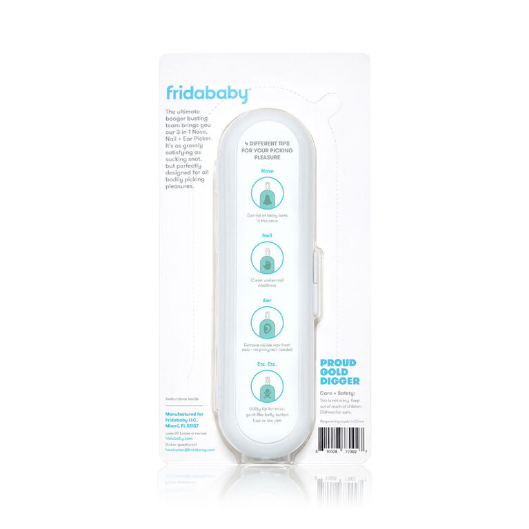 Frida Baby - 3-in-1 Nose, Nail and Ear Picker - English Edition