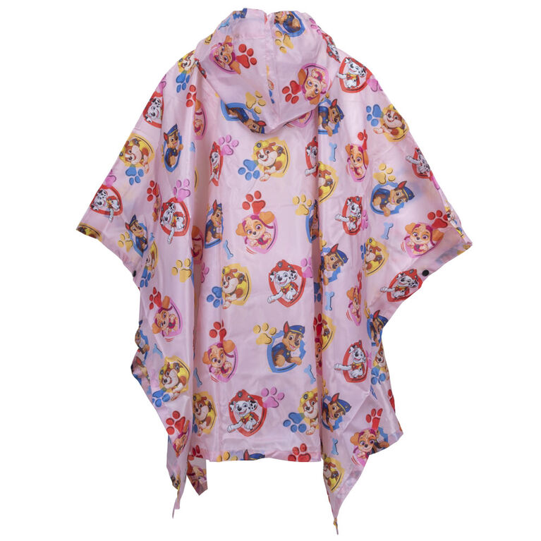 Paw Patrol Kids Paw Patrol Fold Out Poncho Multi Pink