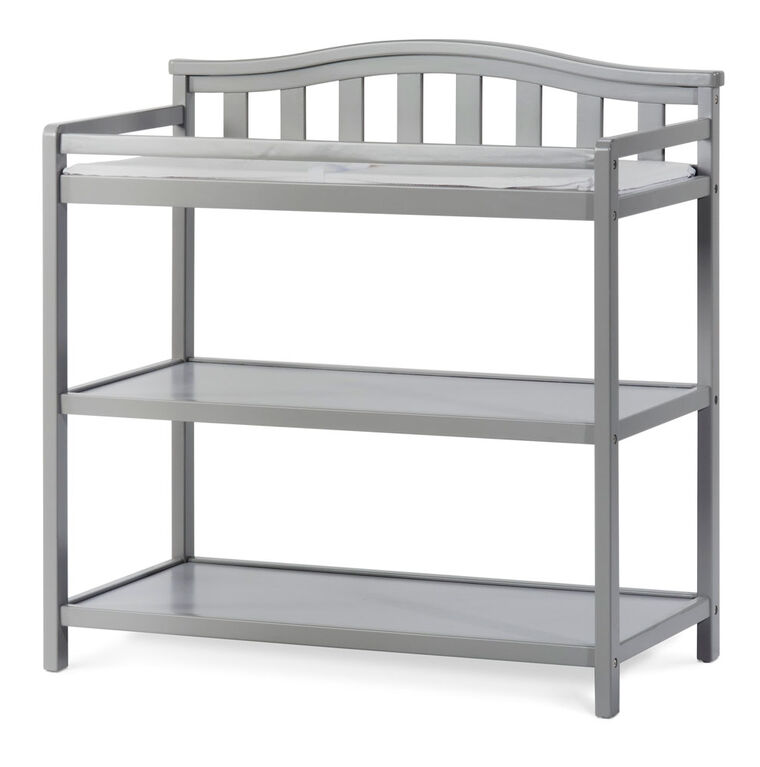 Child Craft Camden Dressing Table, Cool Gray