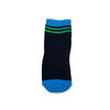 Chloe + Ethan - Chaussettes pour Petits, Rayure Sport Bleu Royale, 4T-5T