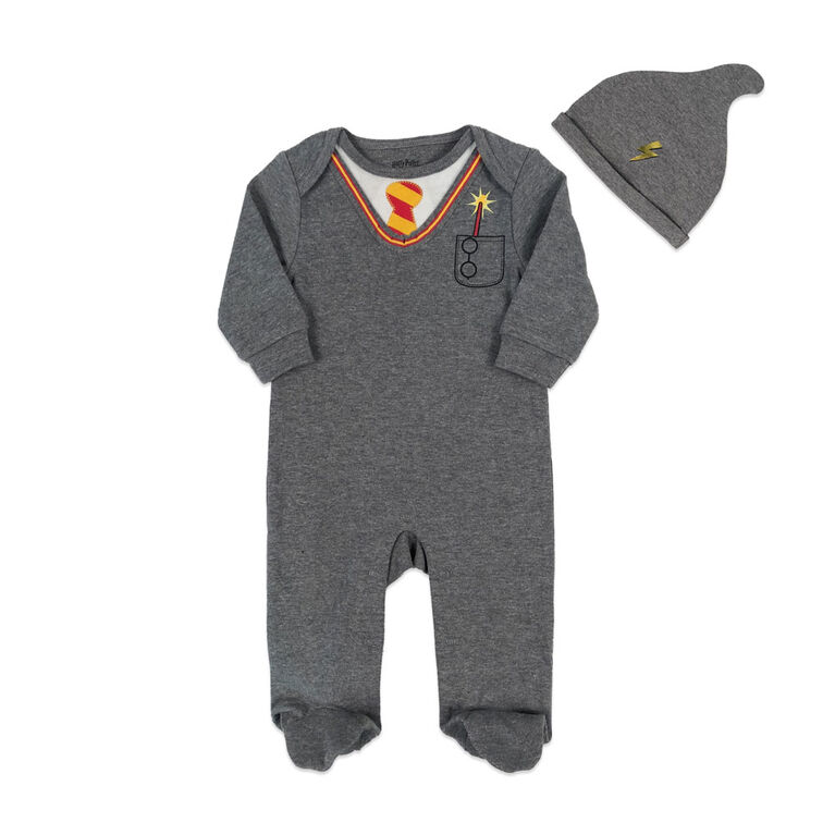 Harry Potter Sleeper With Hat Grey Newborn Babies R Us Canada