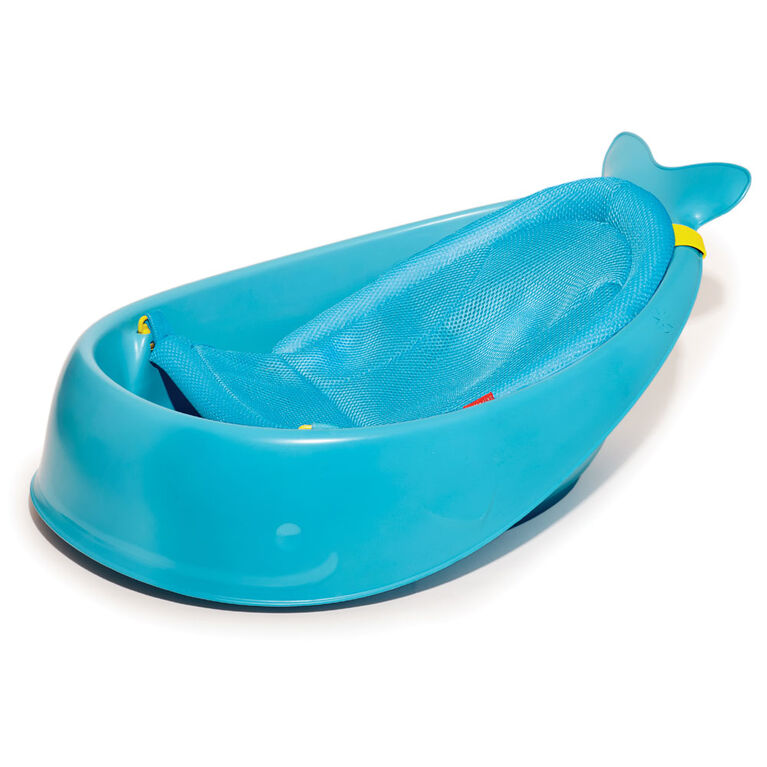 Skip Hop Moby Smart Sling 3-Stage Bath Tub, Moby Blue ...