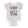 Mini Hop 3 Piece Blue Short Set: Animals