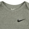 Nike 3 Pack Bodysuit - Grey - 6 Months