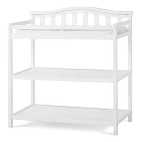 Forever Eclectic by Child Craft Wilmington/Camden Arch Top Changing Table, Matte White