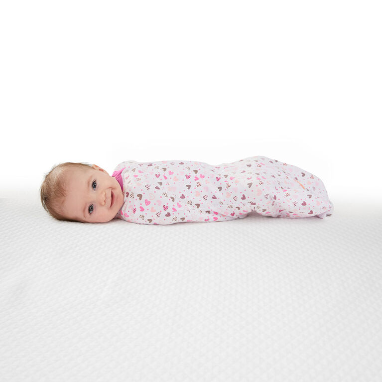 SwaddleMe® 2PK Sac de nuit MON PETIT COEUR ÉTAPE 1