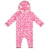 earth by art & eden - Shanna Coverall - Hooded Coverall - Powder Pink Multi, 12 Months