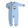 Koala Baby Cotton Sleeper Blue w/ Zebra, 6-9 Months