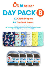 Emballage multiple 6 de Couches-Culottes Lil Helper.