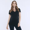 Motherhood T-Shirt À Manches Courtes Et Col En V Froncé Sur Le Côté