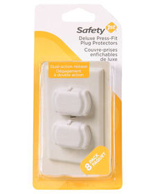 Safety 1st Deluxe Press Fit Outlet Plugs - 8 Pack