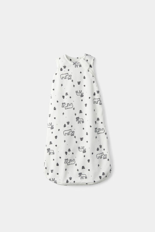 Sac Couchage Polaire Blanc/Vert 18-24M