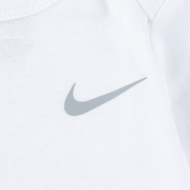 Nike 3 Pack Bodysuit Set - Grey