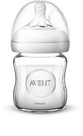 Philips Avent Natural Glass Baby Bottle, 4oz, 1-Pack