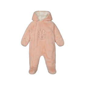 Minnie Pram Fausse Fourrure Rose