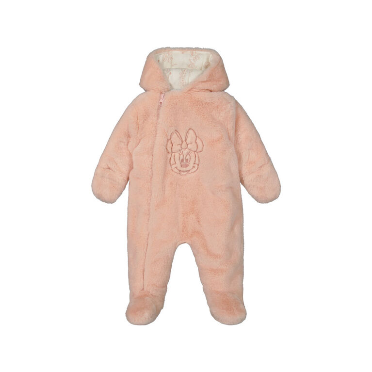 Minnie Faux Fur Pram Pink