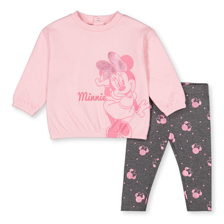 Minnie Mouse 2 Piece Legging Set Pink 18M