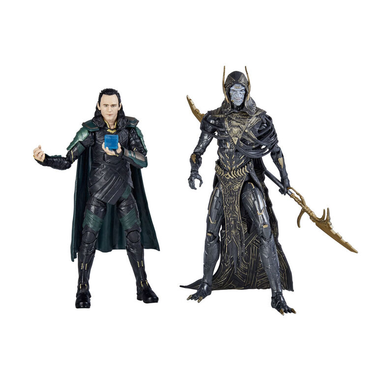 Série Marvel Legends Avengers : La Guerre de l'infini - Figurines Loki et Corvus Glaive - Notre exclusivité