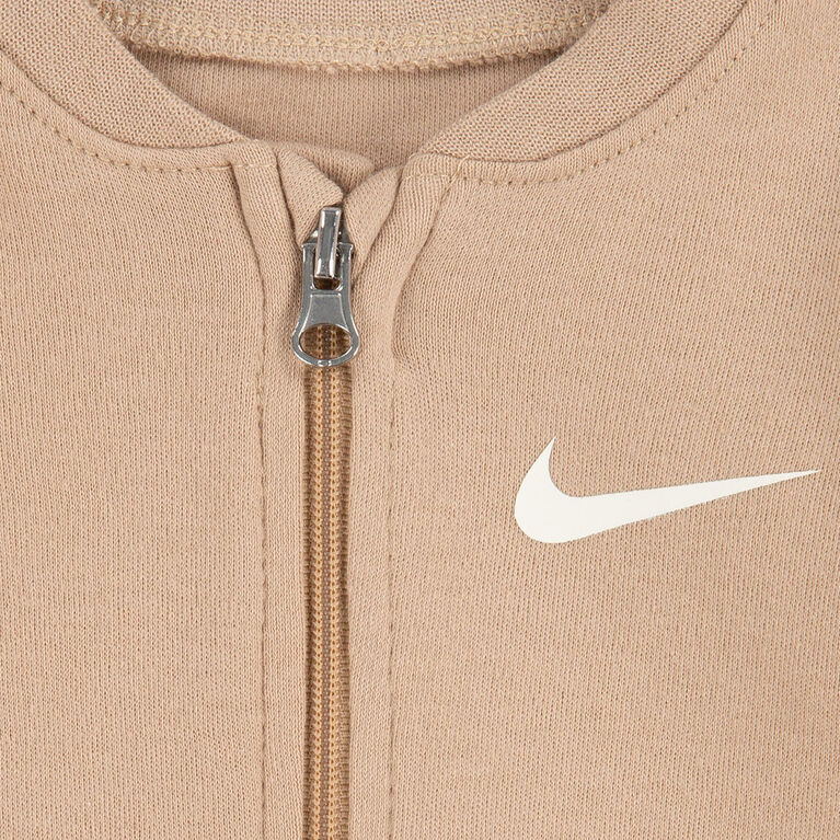 Nike Footed Coverall - Hemp -  6 Months