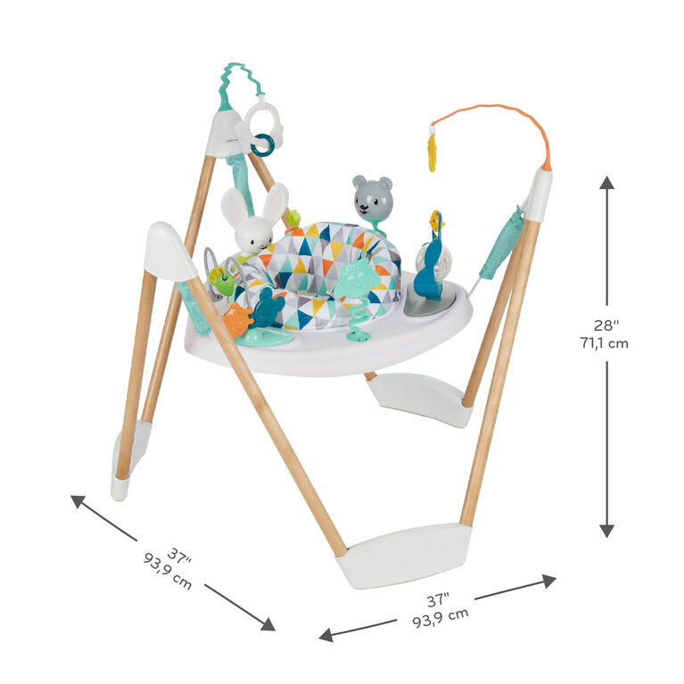 Evenflo ExerSaucer Woodland Wonder Frame Jumper