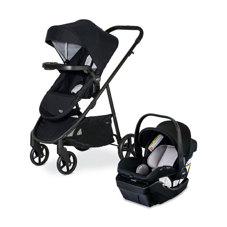 Britax Willow Brook Travel System, Onyx Glacier