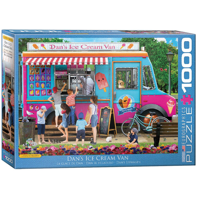 Dan's Ice Cream Van 1000 Pc Puzzle