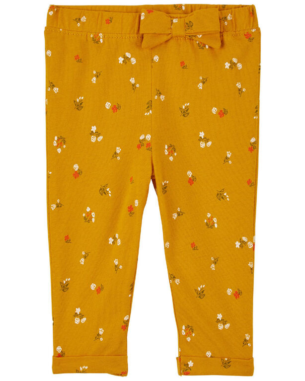 Carter's Two Piece Bodysuit and Leggings Set Yellow  6M
