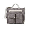 Baby Boom Places and Spaces Satchel Diaper Bag - Cross Hatch with Cream Trim