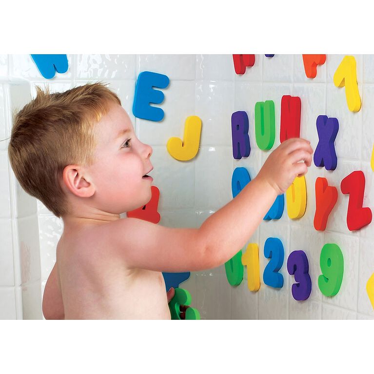 Lettres et chiffres pour le bain par Munchkin.