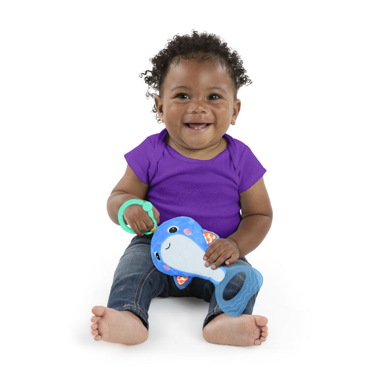 Bright Starts Whale-a-roo Pull & Shake Activity Toy