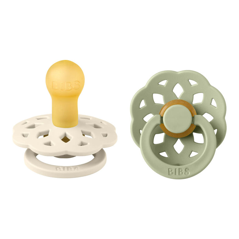 Boheme Pacifier 2Pack S1 Ivory/Sage